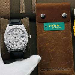 Rolex crocodile strap watch Diameter: 40 mm