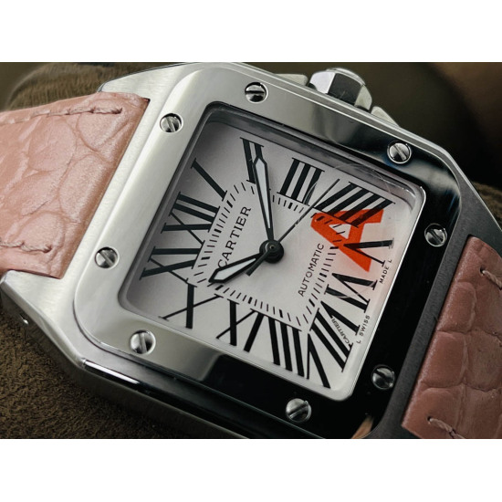 Cartier Santos Couple Watch Diameter: 51*41.3 44.2*35.6 mm