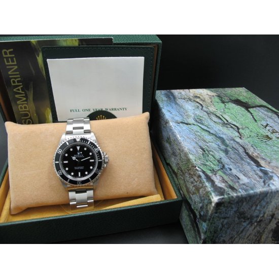 Rolex Submariner Series 114060-0002 Black Disk Watch (Black Water Ghost)
