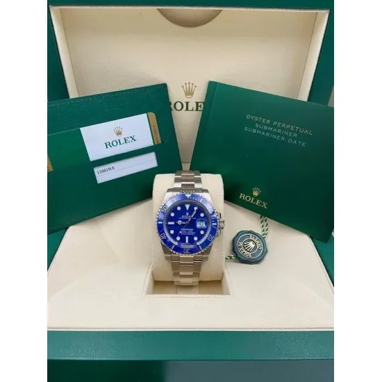 Rolex Submariner 116619LB-97208 Blue dial watch