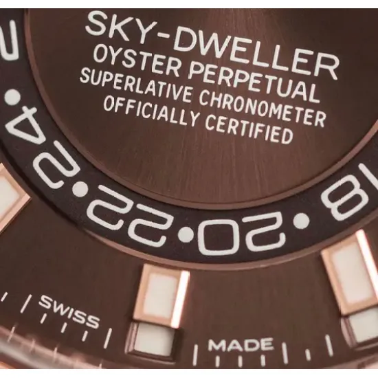 Rolex Sky-Dweller Oyster 42 mm Everose gold 326235-0005 New