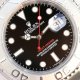 YACHT MASTER 1 PURE SILVER ( BLACK DIAL ) STAINLESS STEEL 40MM M126622