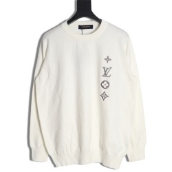 Louis Vuitton 23Fw embroidered knitted sweater
