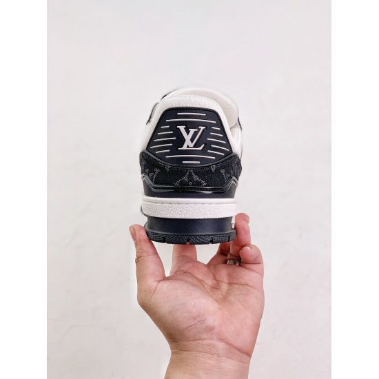 Virgil Abloh Louis Vuitton Low Denim Trainer Sneaker