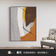 Wabi-sabi style living room floor-standing decorative painting texture-style sofa background wall painting high-end entrance hallway entrance hanging painting