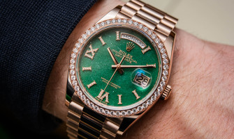 Hands-On: Rolex Day-Date 36 Green Aventurine And Turquoise Stone Dial Watches