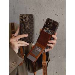  Luxury LV Carrying Strap iPhone Case