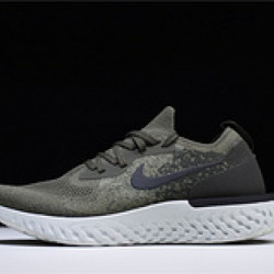 nike epic react flyknit olive AQ0067 300