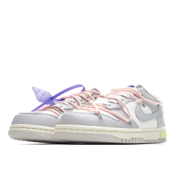 Nike Dunk Low Off-White Lot 24 DM1602-119 SAIL/NEUTRAL GREY-WASHED CORAL