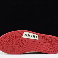 AMIRI Skel Top Low Red White MFS003-9460