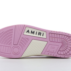 AMIRI Skel Top Pink and white WFS003-109