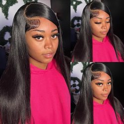 Lace Front Wigs Human Hair Glueless Wigs Human Hair Pre Plucked Curly Human Hair Wigs A668
