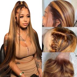 Lace Front Wigs Human Hair Glueless Wigs Human Hair Pre Plucked Curly Human Hair Wigs A669