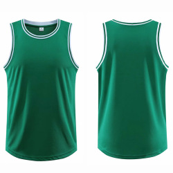 Green Summer Men Women Basketball Jersey Men Blank Basketball Uniforms Goal Throw Training Vest Athletic Sports Shirts Customizable