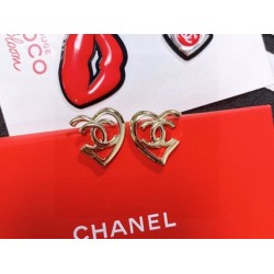  Chanel Heart Earrings