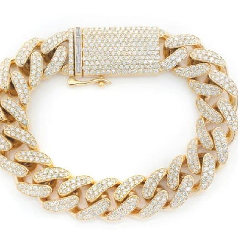 16MM Miami Cuban Diamond Bracelet