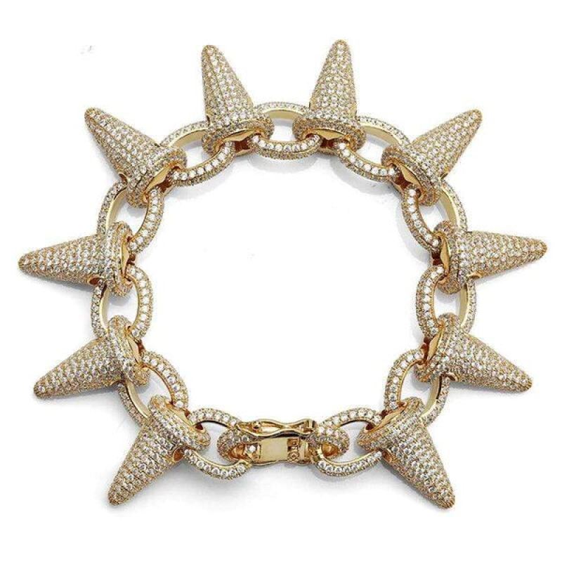 ICED OUT BRACELET SPIKED