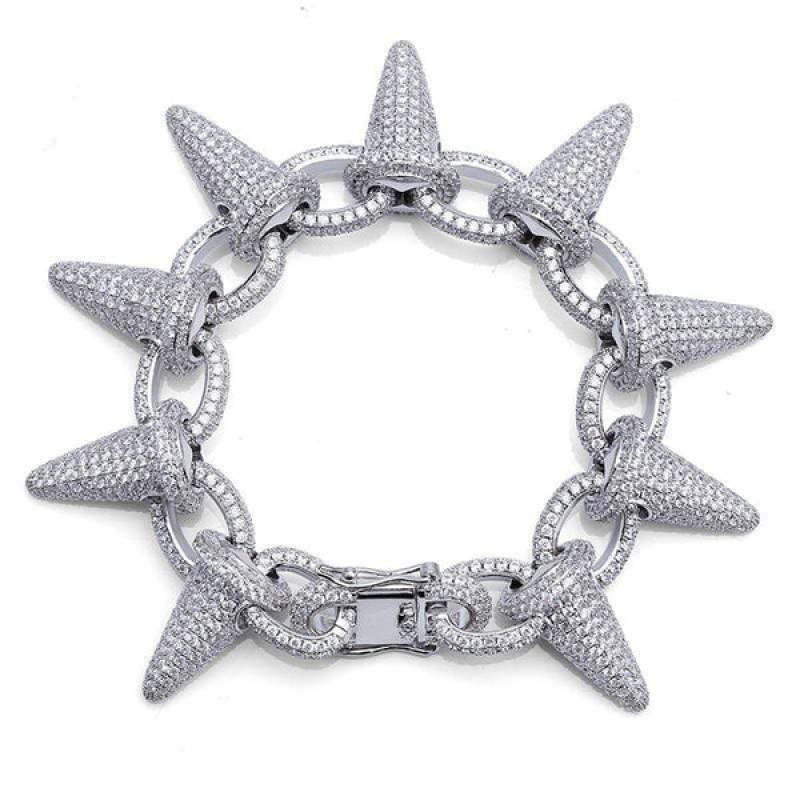 ICED OUT BRACELET SPIKED