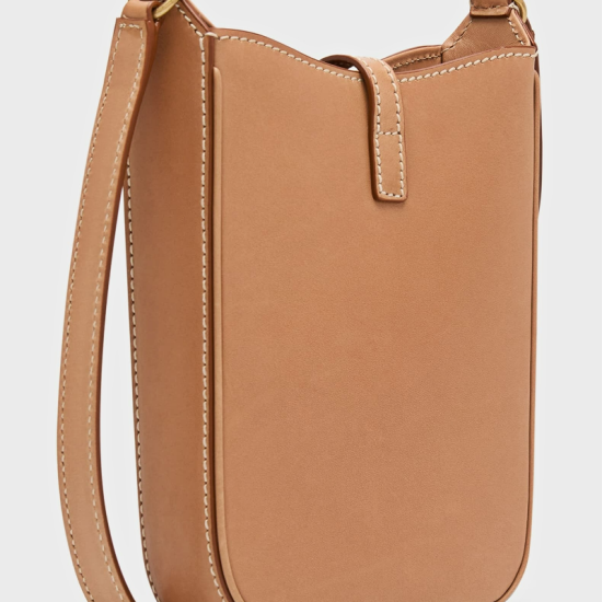 Le 5 A 7 North-South Leather Shoulder Bag