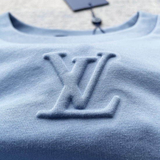 LV 压纹小标T恤