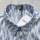 Dior 字母条纹衬衫