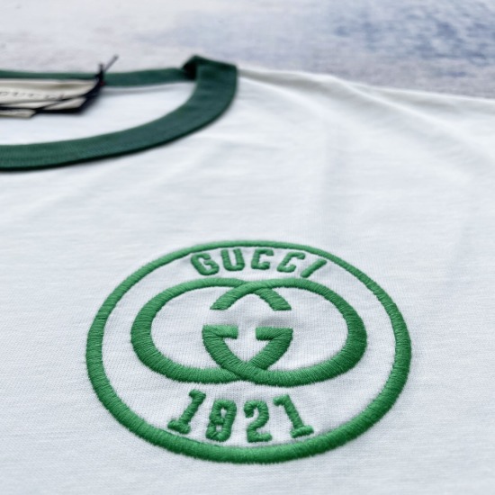 GUCCI 1921拼色T恤