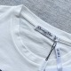 Dior 条纹字母提花T恤