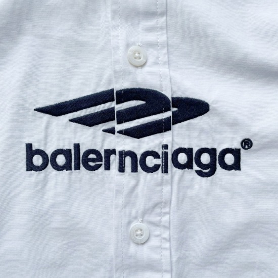 Balenciaga 袖子拼色衬衫