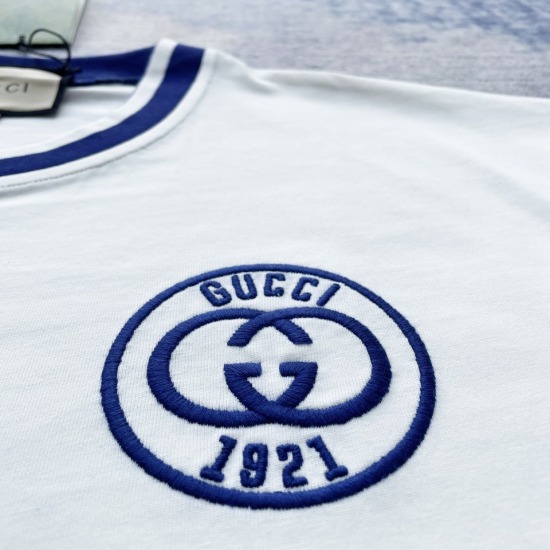 GUCCI 1921拼色T恤