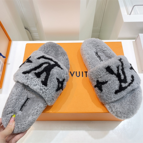 Louis Vuitton Paseo Comfort羊毛拖鞋