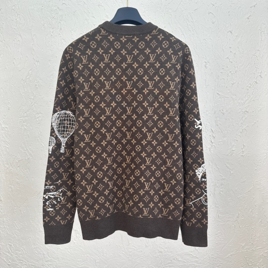Louis Vuitton 刺绣羊毛针织衫