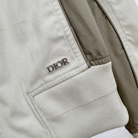 Dior 拼色飞行员夹克外套