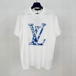 Louis Vuitton logo提花短袖