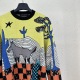 Louis Vuitton 动物图案圆领针织衫