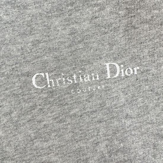 Dior 做旧印花破洞连帽卫衣