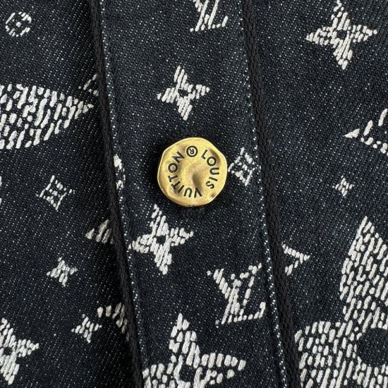 Louis Vuitton满印牛仔短袖