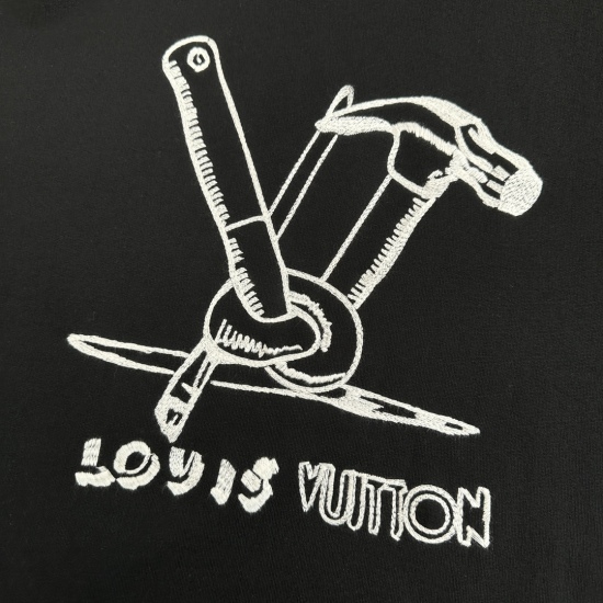 Louis Vuitton 工具刺绣圆领卫衣