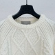 Dior 羊毛双圆领针织衫