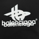 Balenciaga 重叠印花蝙蝠袖圆领卫衣