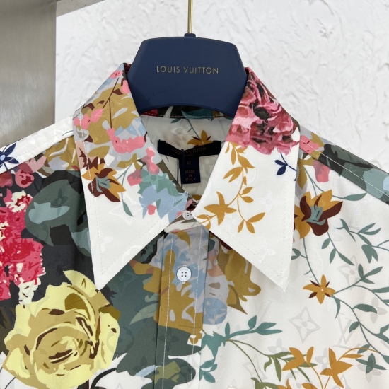 Louis Vuitton 花卉衬衫