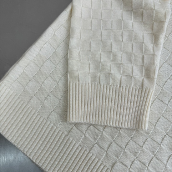 Louis Vuitton 棋盘格拉链针织衫