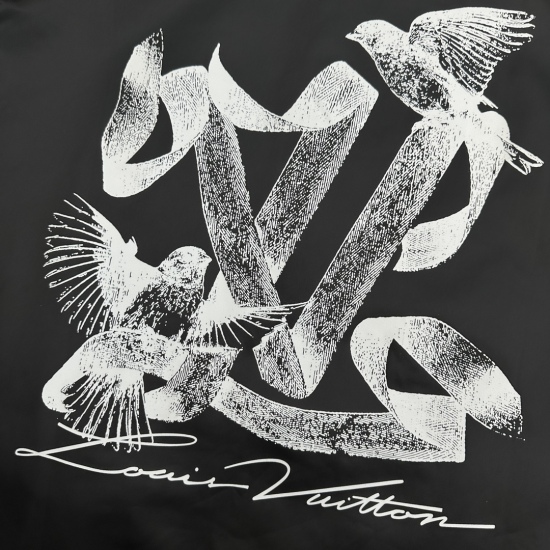 Louis Vuitton 刺绣鸽子夹克