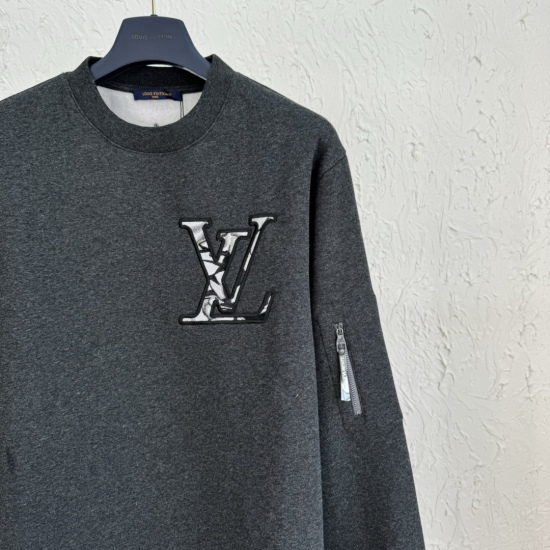 Louis Vuitton 贴布刺绣圆领卫衣