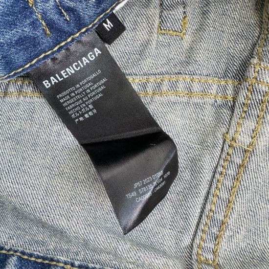 Balenciaga 做旧牛仔短裤