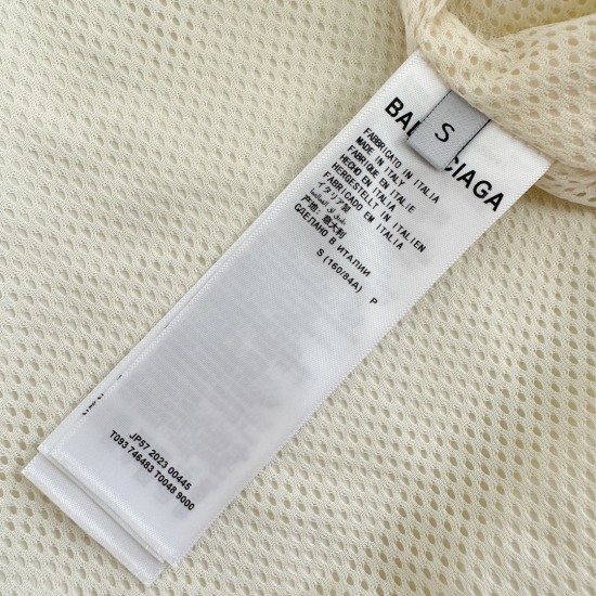Balenciaga 3B刺绣拼色夹克外套