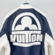 Louis Vuitton 牛皮拼接羊毛束腰外套