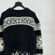 Sacai赛尔岛式羊毛混纺针织毛衣#19092Y940