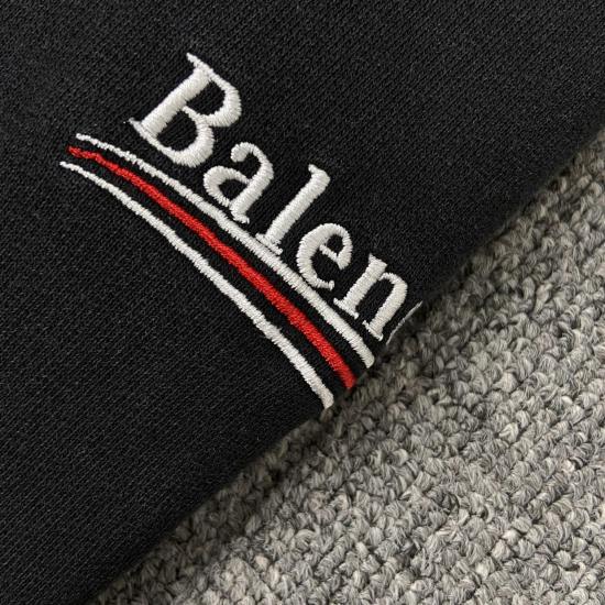 Balenciaga可乐刺绣破洞长裤