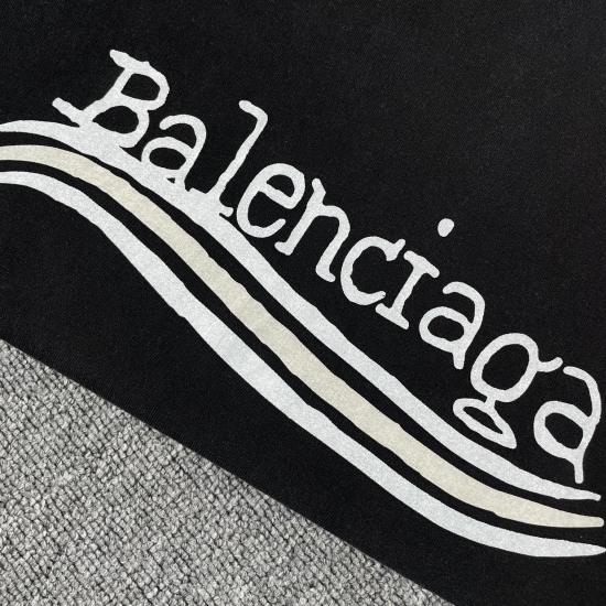 Balenciaga可乐涂鸦帽衫/洗水黑