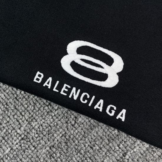 Balenciaga双圈logo刺绣长裤